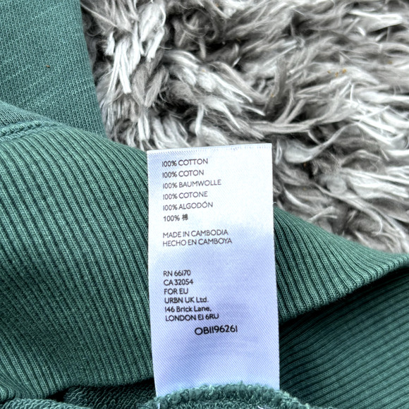 Pilcro by Anthropologie Women's Donna Tunic Pullover Sweater Wide Neck Green M - Picture 7 of 8